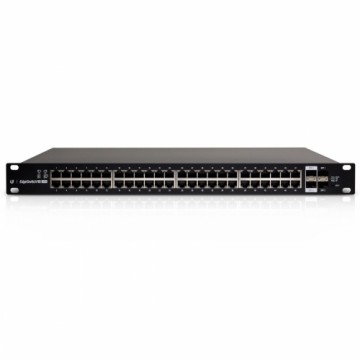 Ubiquiti EdgeSwitch 48-Port PoE Switch (ES-48-500W) [PoE+, max. 500W, 2x SFP, rack-montierbar]