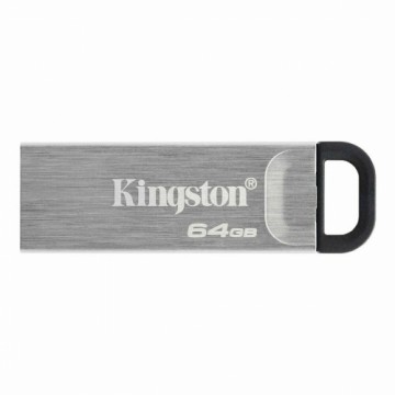 USB Zibatmiņa Kingston Kyson Melns Sudrabains 64 GB