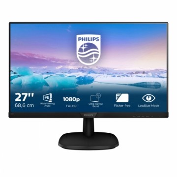Monitors Philips Monitor LCD Full HD 273V7QDAB/00 27" LED IPS Flicker free 50-60  Hz