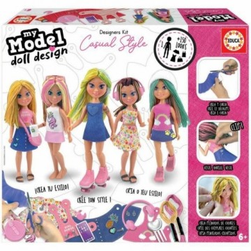 Izglītojošā Spēle Educa My Model Doll Design Casual Daudzkrāsains (1 Daudzums)