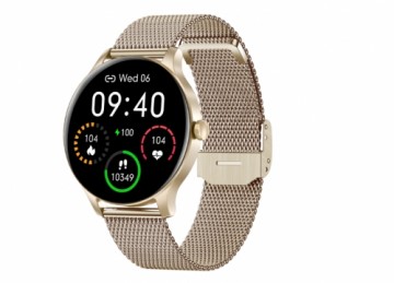 Garett Smartwatch Garett Classy gold steel Viedpulkstenis IPS / Bluetooth / IP68