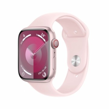 AppleWatch S9 Aluminium Cellular 45mm Rosé MRMK3QF/A (Sportarmband hellrosa) S/M