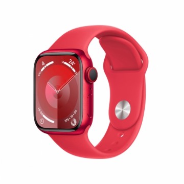 AppleWatch S9 Aluminium Cellular 41mm Rot MRY83QF/A (Sportarmband rot) M/L