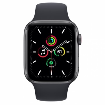 Apple Watch Series SE 44mm Aluminium GPS+Cellular - Space Gray (Atjaunināts, stāvoklis Ļoti labi)