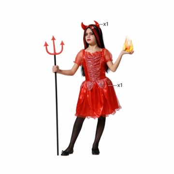 Bigbuy Carnival Маскарадные костюмы для детей Демон-девушка Красный Демон