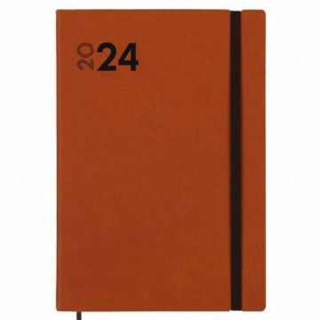 Diary Finocam Dynamic Mara 2024 Brown 16,5 x 24 cm