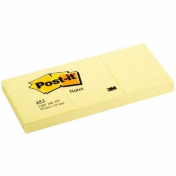 блокнотом Post-it 653 20 Предметы Pack Жёлтый 100 Листья 38 x 51 mm (36 штук)