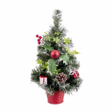 Bigbuy Christmas Jaungada eglīte Sarkans Daudzkrāsains Plastmasa Ananāsi 40 cm