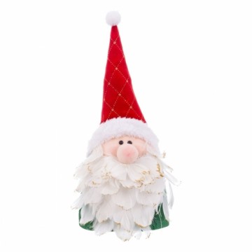 Bigbuy Christmas Новогоднее украшение Разноцветный Перья песок Ткань Дед Мороз 12 x 36 cm
