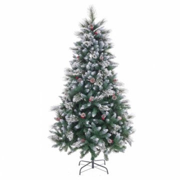 Bigbuy Christmas Новогодняя ёлка Белый Красный Зеленый Натуральный PVC Металл 240 cm