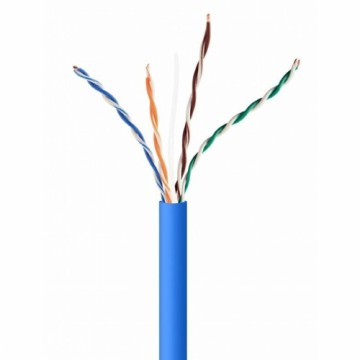 Жесткий сетевой кабель FTP кат. 5е GEMBIRD UPC-5004E-SOL-B Синий 305 m