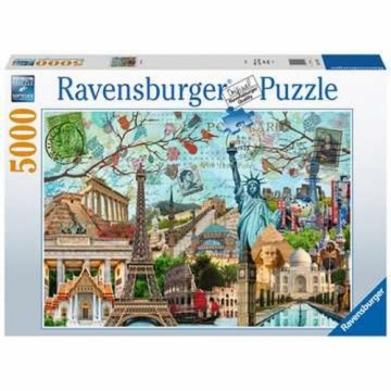 Головоломка Ravensburger 17118 Big Cities Collage 5000 Предметы