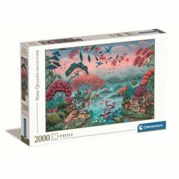 Головоломка Clementoni 32571 The Peaceful Jungle 2000 Предметы