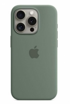 Apple  
       -  
       iPhone 15 Pro Max Silicone Case with MagSafe - Cypress