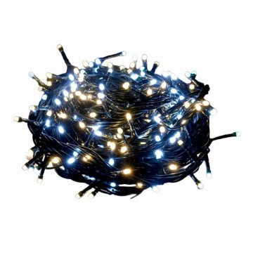 Bigbuy Christmas LED gaismu vītne 25 m Balts 6 W