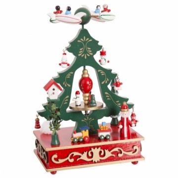Bigbuy Christmas Новогоднее украшение Разноцветный Деревянный Самолет 18,3 x 12,7 x 24 cm