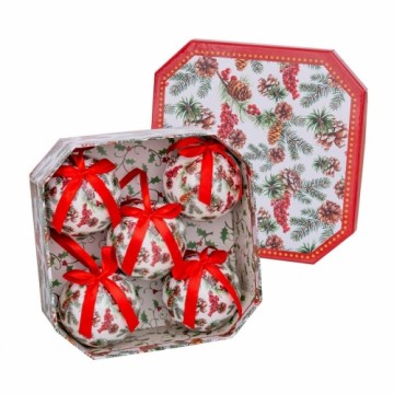 Bigbuy Christmas Ёлочные шарики Разноцветный бумага Polyfoam 7,5 x 7,5 x 7,5 cm (5 штук)