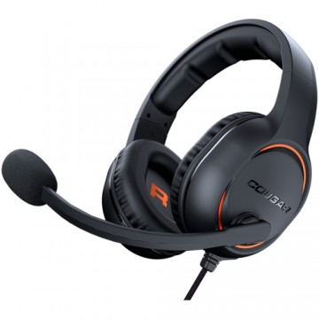 Cougar Gaming Cougar | HX330 Orange | Headset | Stereo 3.5mm 4-pole and 3-pole PC adapter/ Driver 50mm / 9.7mm noise cancelling Mic