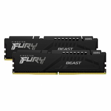 Kingston FURY Beast Schwarz 64GB Kit (2x32GB) DDR5-6000 EXPO CL36 DIMM Arbeitsspeicher