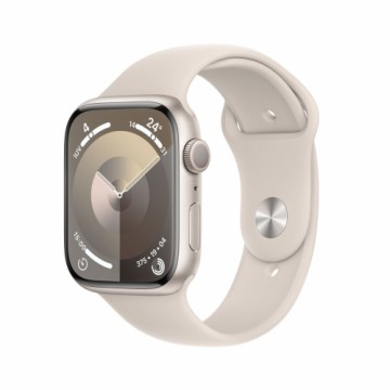 Viedpulkstenis Apple Watch Series 9 1,9" Balts Bēšs 45 mm