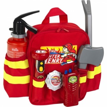 Theo Klein Fire Fighter Henry Feuerwehr-Rucksack, Rollenspiel