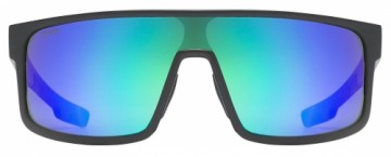 Brilles Uvex LGL 51 black matt / mirror green