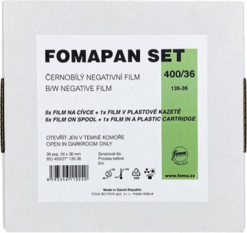 Foma пленка Fomapan 400/36 Set 6 пленок + картридж