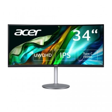 Acer CB2 CB342CUsemiphuzx - Office Curved Monitor, UWQHD Höhenverstellung, 1x HDMI, 1x DP, 1x USB3.1 Type-C