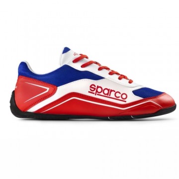 Racing Ankle Boots Sparco  S-POLE Rojo/Blanco