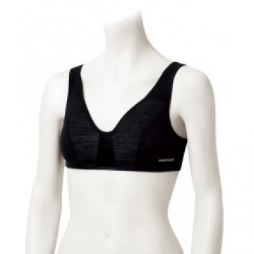 Mont-bell Apakšveļa W Super Merino SOFT BRA M-EF Black