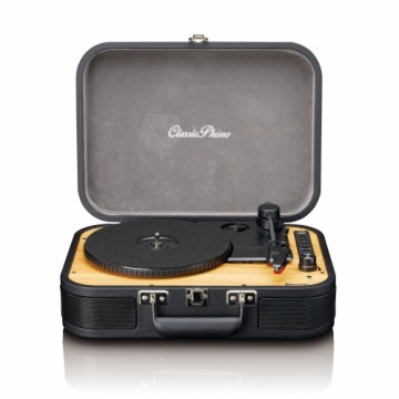 Vinyl record player in a suitcase Lenco TT116BK, black