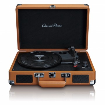 Vinyl record playerin a suitcase Lenco TT10BN