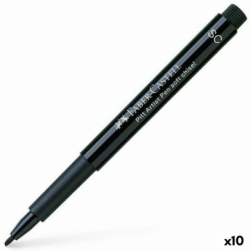 Marķieris Faber-Castell Pitt Artist Pen SC 199 Kaligrāfija Melns (10 gb.)