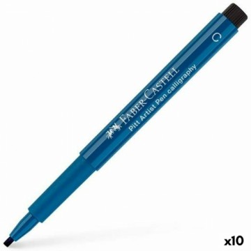 Marķieris Faber-Castell Pitt Artist Pen C Kaligrāfija Tumši zils (10 gb.)