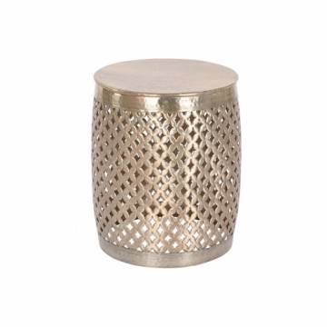 Side table Home ESPRIT Golden Aluminium 40 x 40 x 48 cm