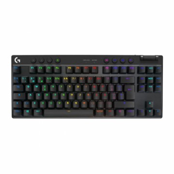 Klaviatūra Logitech G PRO X TKL LIGHTSPEED Spāņu Qwerty Melns