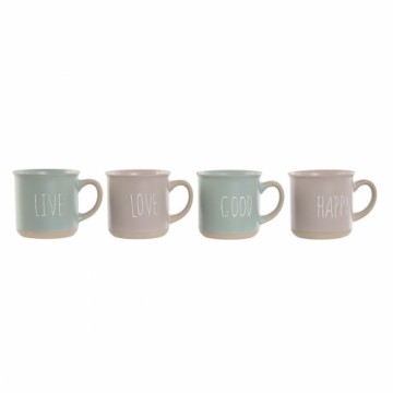 Набор из 4 кружек Mug Home ESPRIT Синий Розовый Керамика город