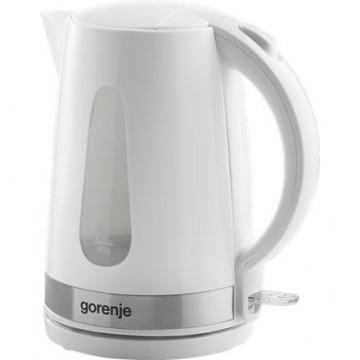 Gorenje Kettle K17WE Electric, 2200 W, 1.7 L, Plastic + metal, 360° rotational base, White