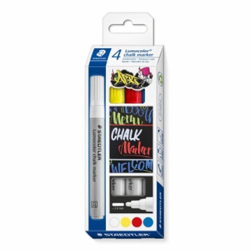 Liquid chalk marker Staedtler Lumocolor 344 4 Pieces