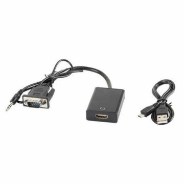 HDMI uz VGA Adapteris Lanberg AD-0021-BK