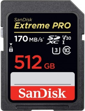 Sandisk By Western Digital MEMORY SDXC 512GB UHS-1/SDSDXXD-512G-GN4IN SANDISK