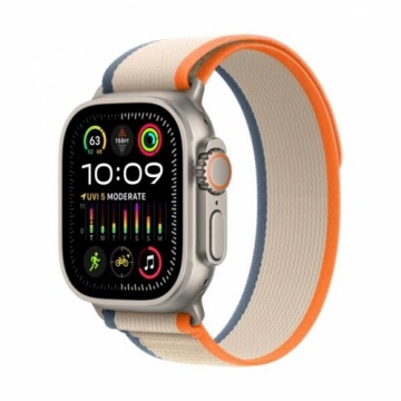 AppleWatch Ultra 2 Titanium Cellular 49mm S/M MRF13FD/A Trail Loop orange/beige