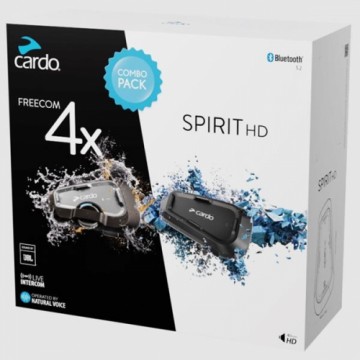 CARDO FREECOM 4X & SPIRIT HD BUNDLE