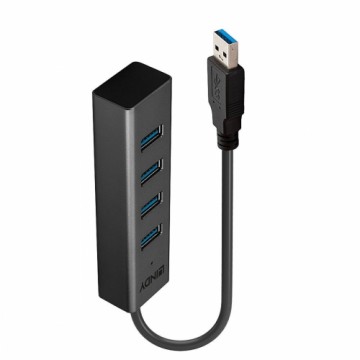 USB-разветвитель LINDY 43324 Чёрный