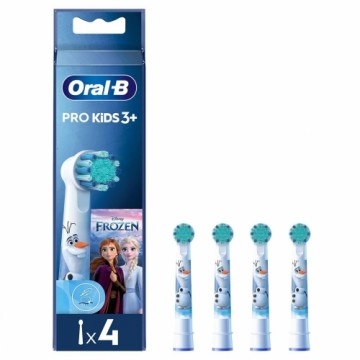Сменная головка Oral-B EB10 4 FFS FROZEN II Синий/Белый 4 штук