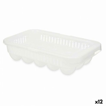 Kinvara Olas trauks Balts Caurspīdīgs Plastmasa 17,5 x 7 x 28,5 cm (12 gb.)