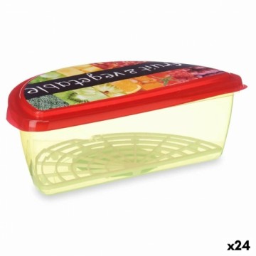 Leknes Pusdienu kastīte Augļi un dārzeņi Daudzkrāsains Plastmasa 23 x 8 x 13 cm (24 gb.)