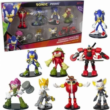 Savienotas Figūras Sonic Prime 8 Daudzums