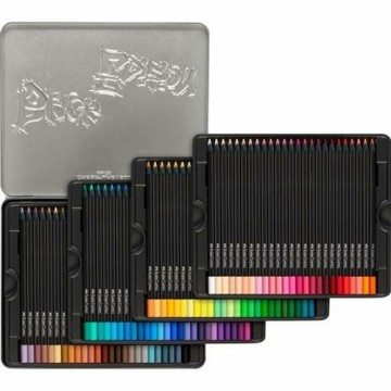 Цветные карандаши Faber-Castell Black Edition металлический футляр 100 Предметы Разноцветный