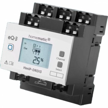 Homematic Ip Dimmaktor für Hutschienenmontage – 3-fach (HmIP-DRDI3), Dimmer